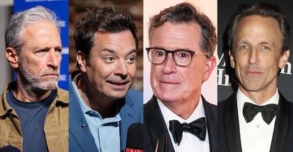 Late Night Hosts Team Up to Defend 'Canceled' Jimmy Kimmel in Censorship Row and Mock 'Our Great Father' Donald Trump in Extraordinary Rants