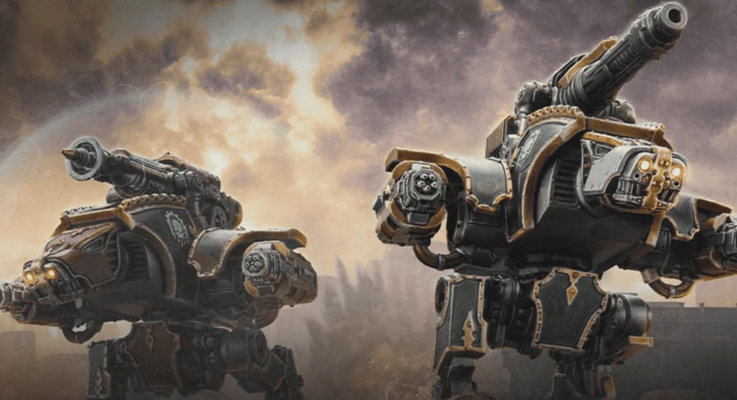 Warhammer 40,000 - Day 45- Which 40k creature/character is slightly stronger than a DireWolf Heavy Scout Titan? | /r/grimdank