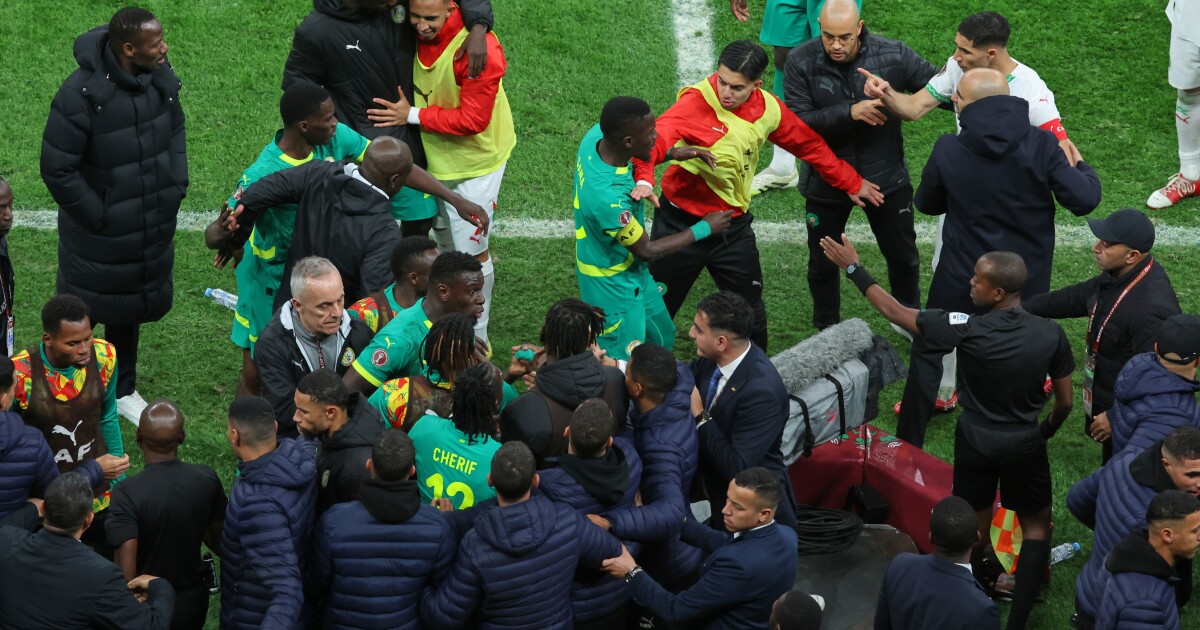 Senegal and Morocco fined and players banned after African Cup final chaos
