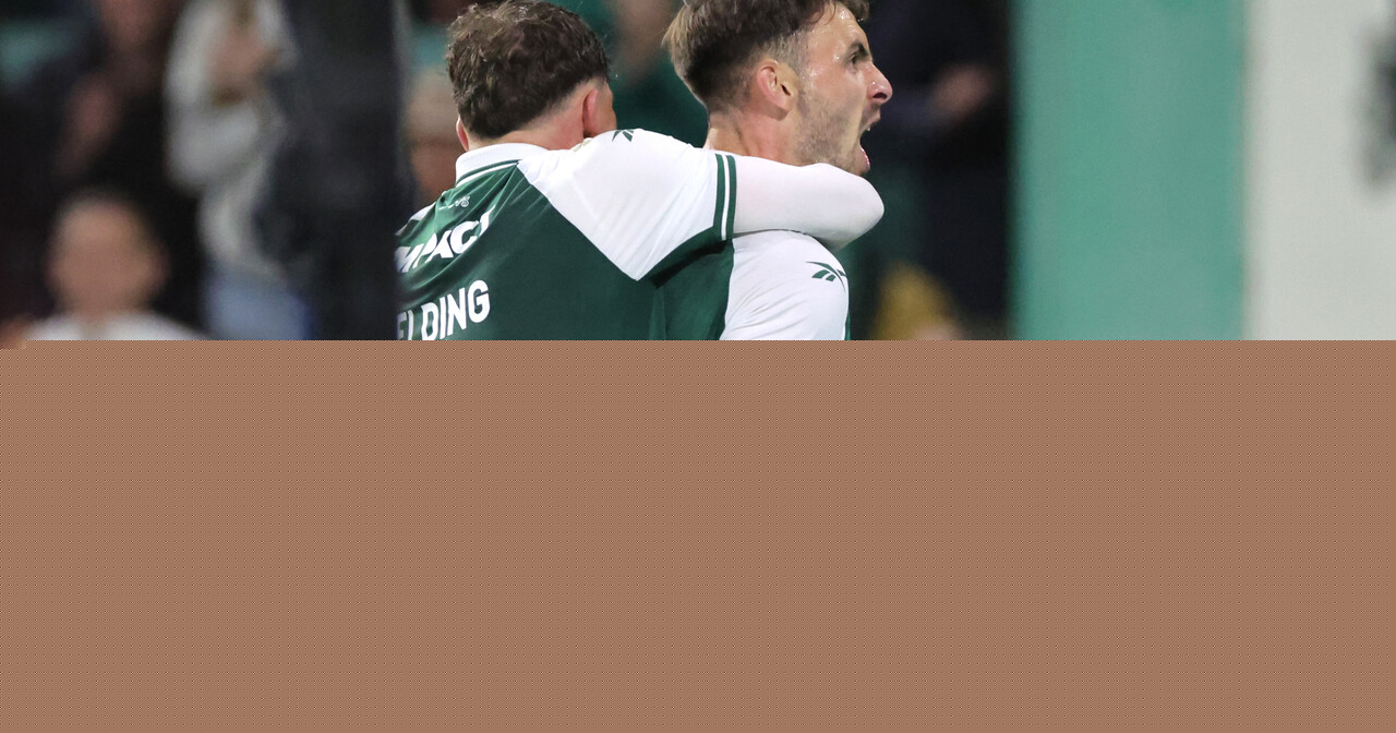 Hibernian snatch late winner to take first-leg lead over Shkendija