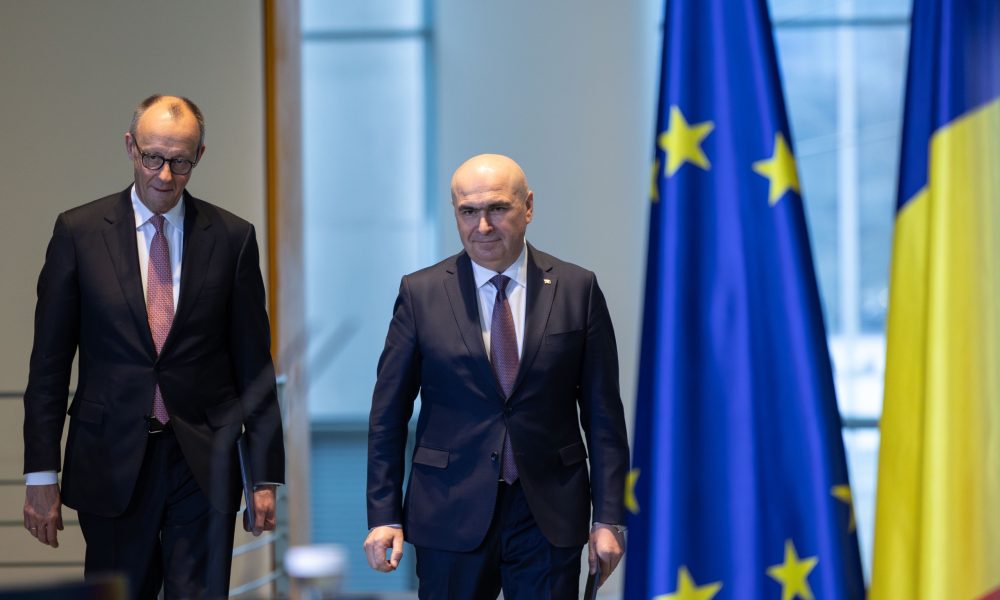 Bolojan, alături de Merz la Berlin: Parteneriatul România-Germania ne permite să fim mai eficienți în fața competiției globale. Energia, industria și apărarea – marile priorități pentru competitivitate