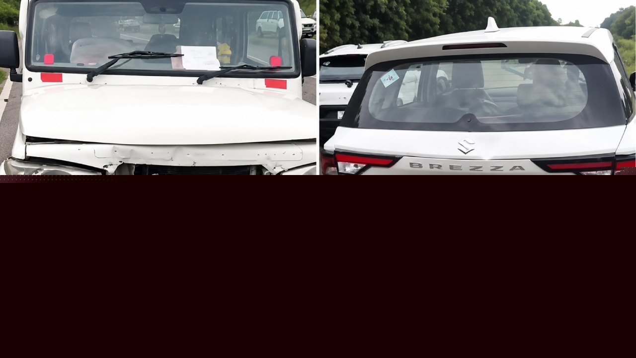 New Maruti Brezza CNG Hit by Pickup Truck, Shocking Results?