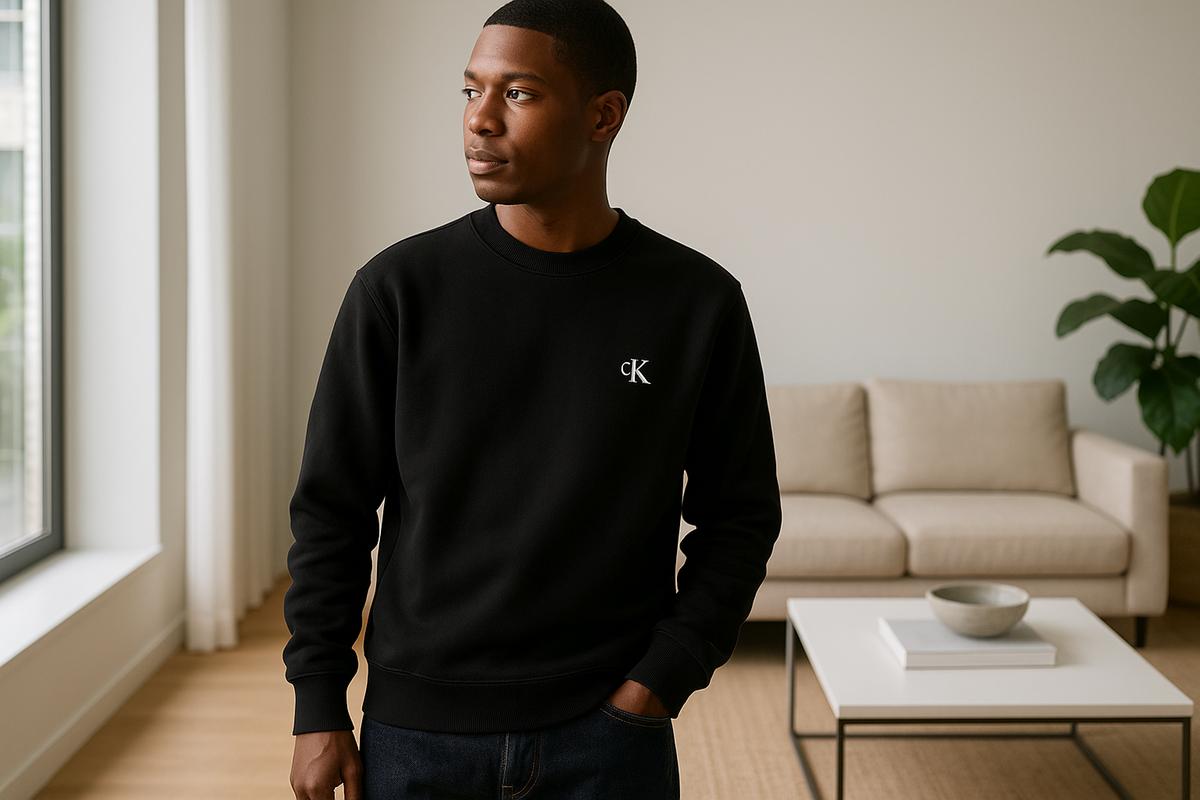 Stile minimal, prezzo shock: la felpa di Calvin Klein è in offerta lampo per poche ore su Amazon
