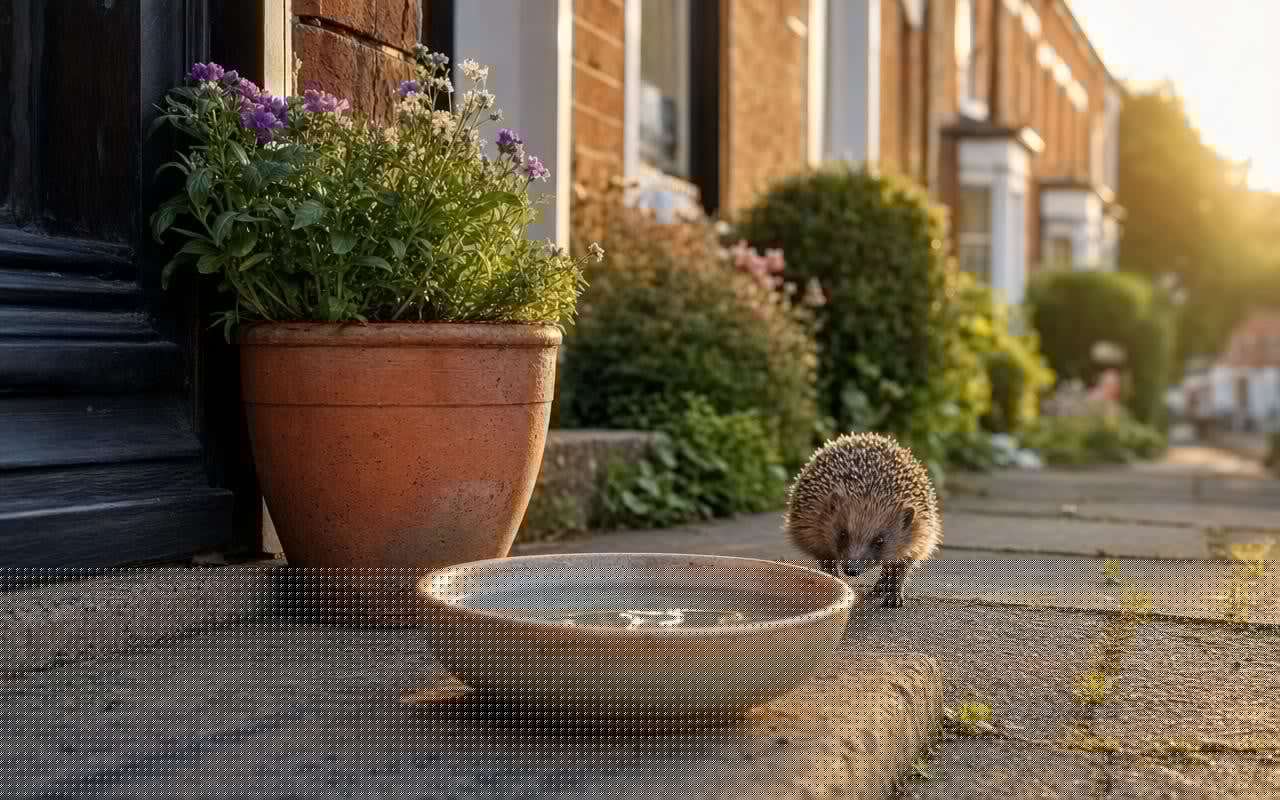 This simple front door trick wildlife charities say could stop hedgehogs dying in this summer's UK heatwave