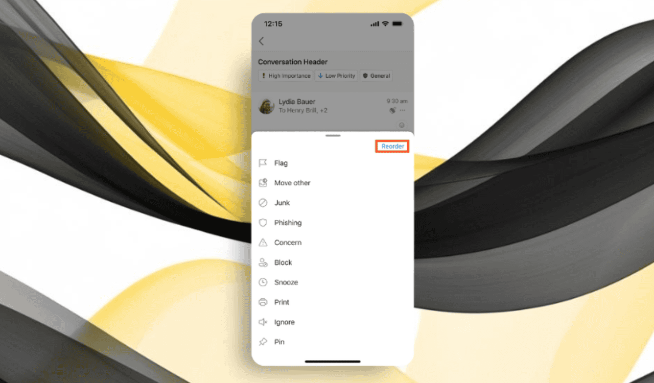 Comment on Outlook for Android and iOS finally gets a customizable toolbar by Mr Jonathan Garstin