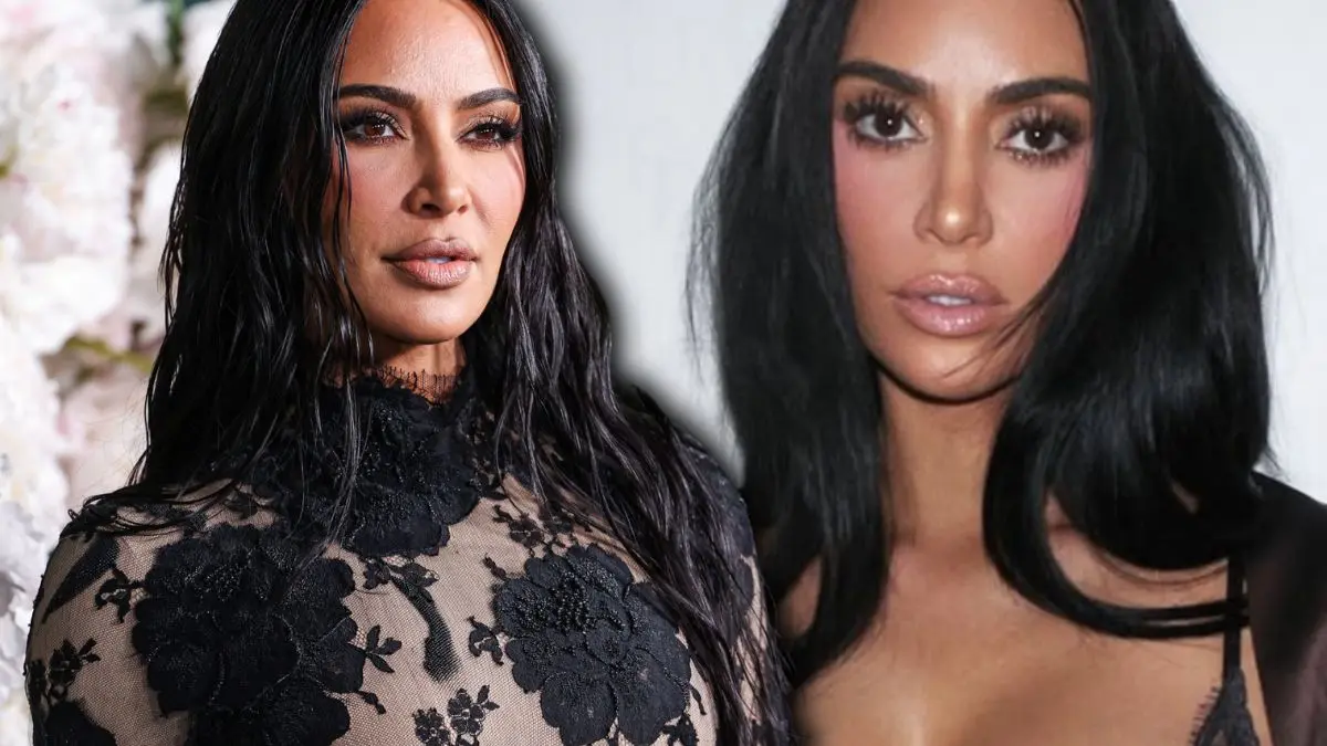 Kim Kardashian Sets Valentine’s Day on Fire With a Sultry SKIMS Moment