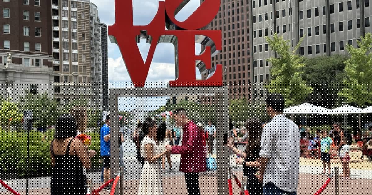 Nearly 1,000 couples have exchanged their vows in LOVE Park since it started hosting weddings in 2018