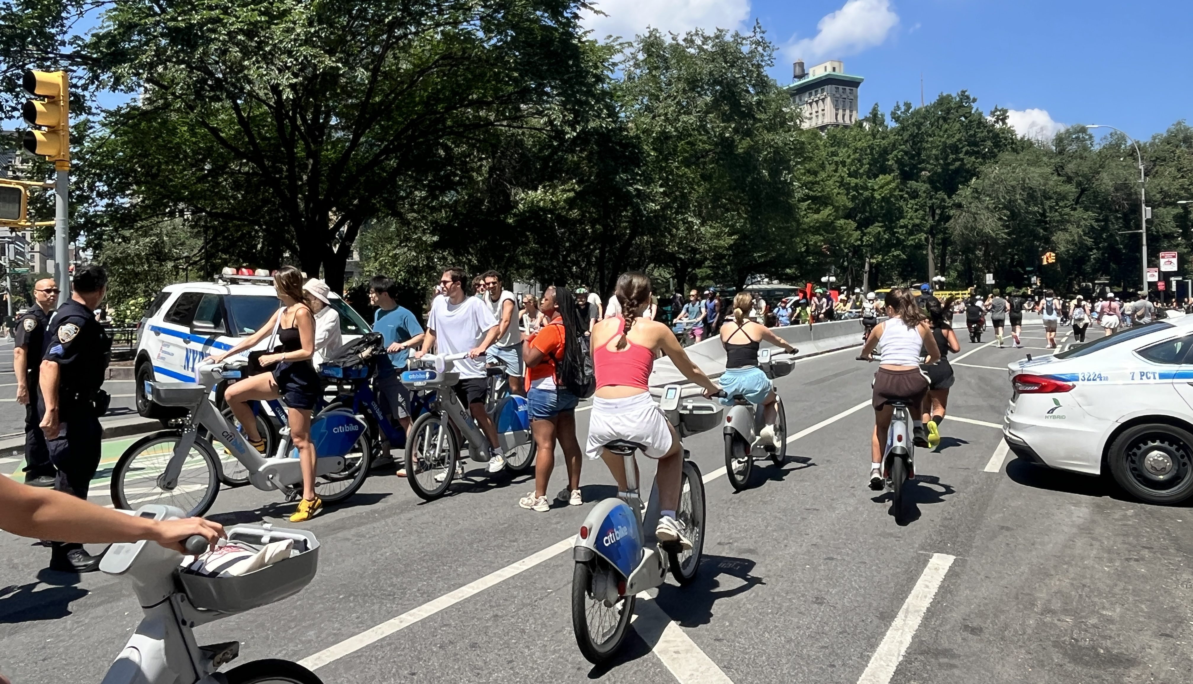 NYPD De-Escalates Its ‘Bummer Streets’ Policing At This Week’s Car-Free DOT Event