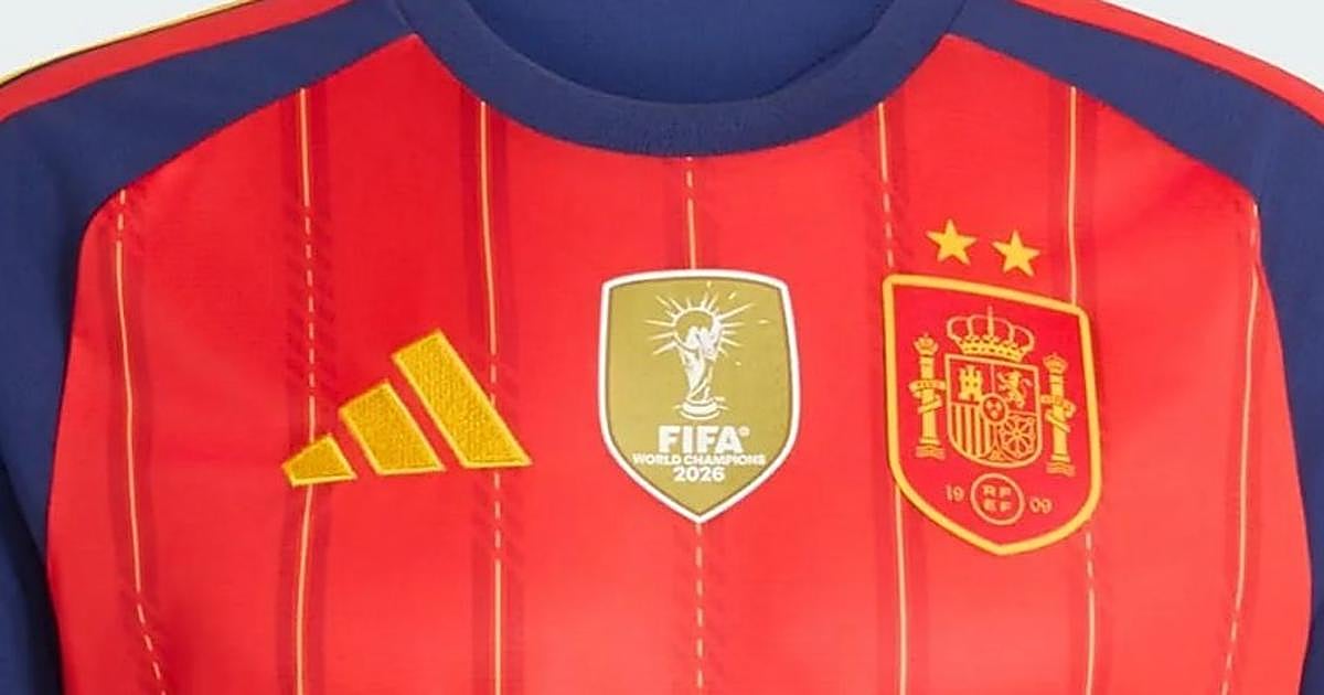 La camiseta oficial de España con las dos estrellas se puede comprar desde hoy