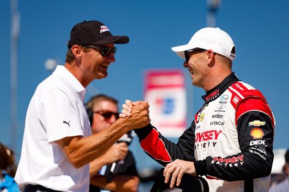 Cindric in shock Team Penske return with McLaughlin