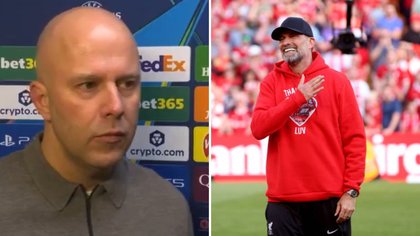 Arne Slot accused of taking veiled swipe at Jurgen Klopp after Liverpool’s 6-0 win