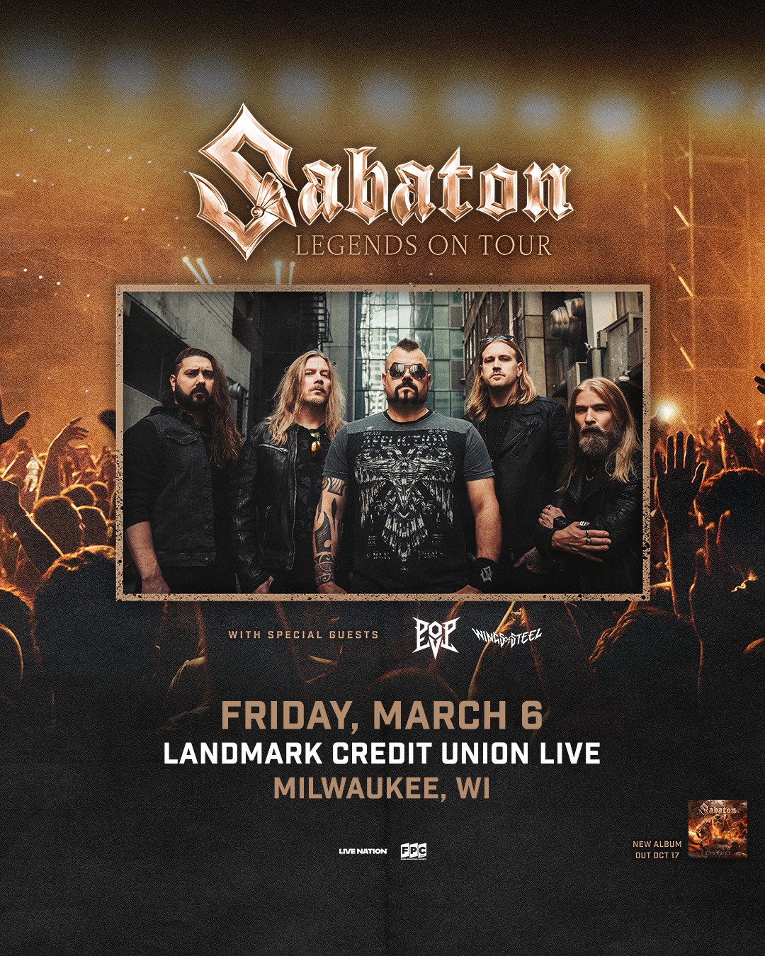 WMSE Presents SABATON LEGENDS TOUR