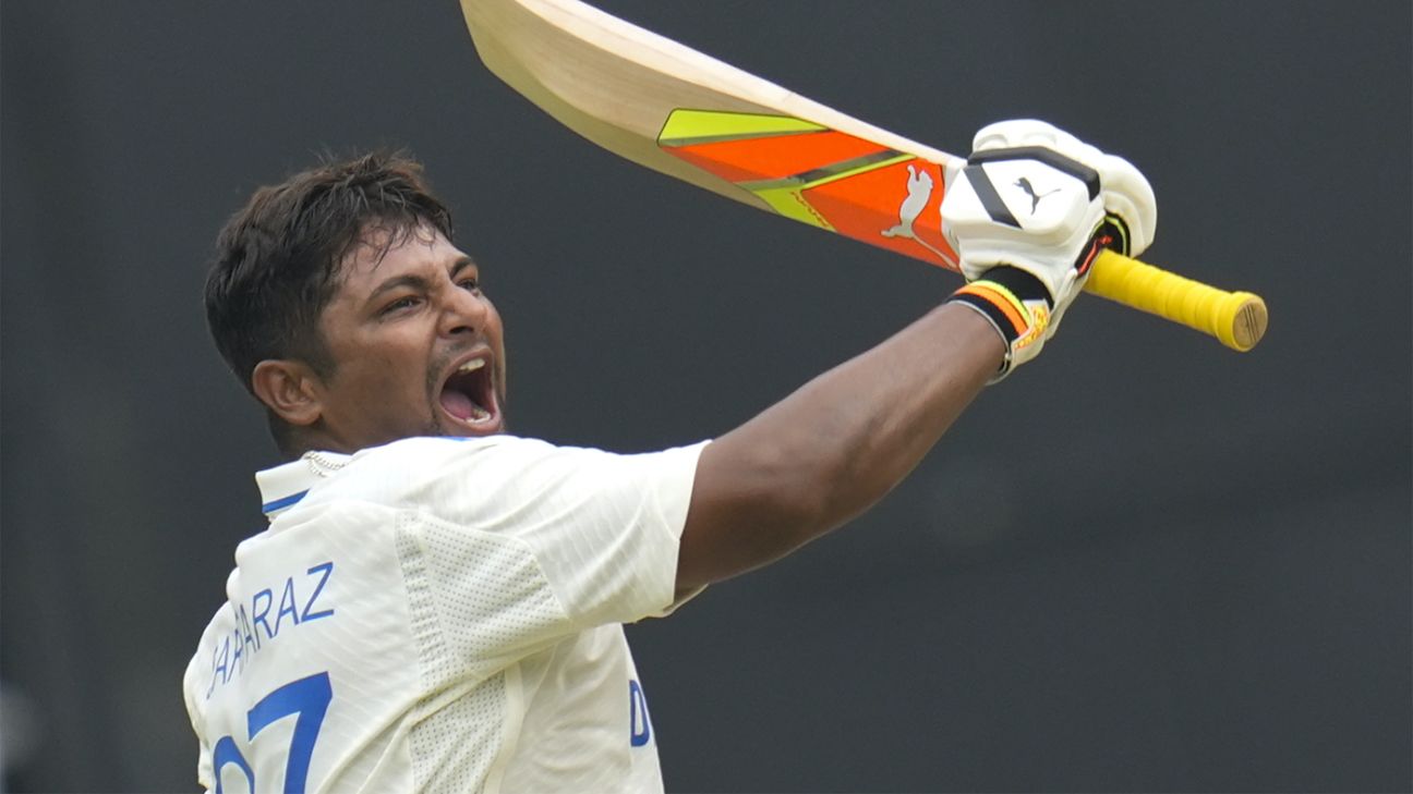 Sarfaraz Khan named Sai Sudharsan's replacement for Sri Lanka Tests