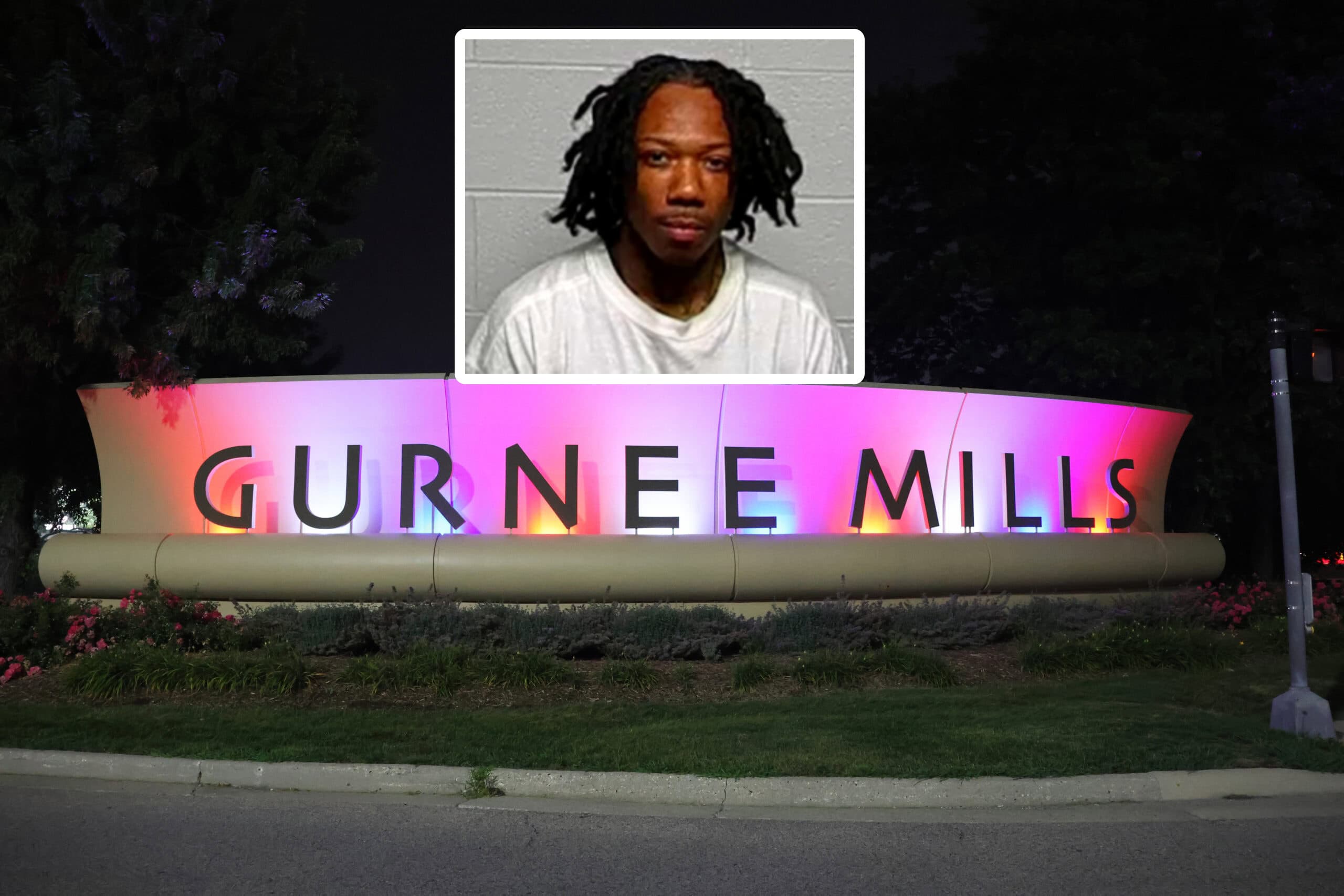 Man on parole allegedly flees police in North Chicago, resists officers who were seizing his car at Gurnee Mills