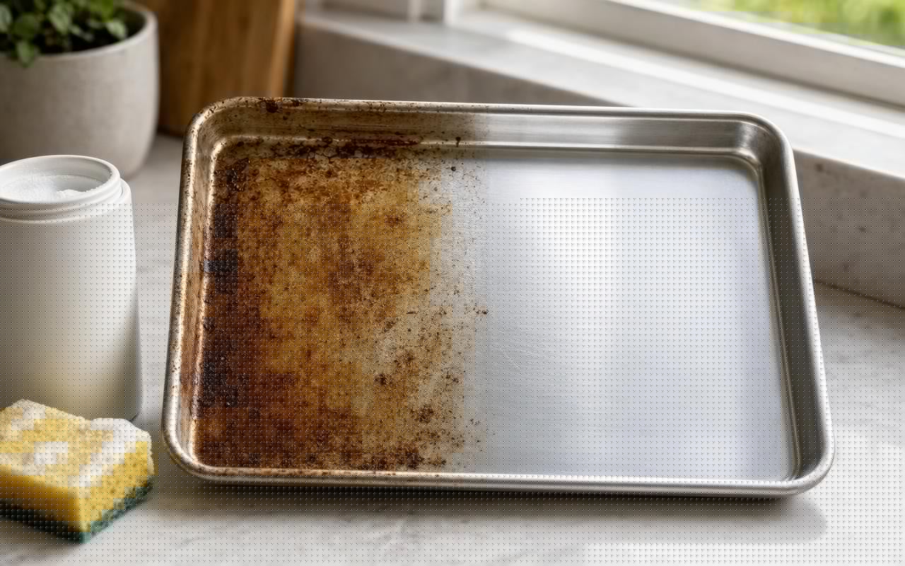 Stop binning your old baking trays – the £5 Bar Keepers Friend trick that makes them look brand new