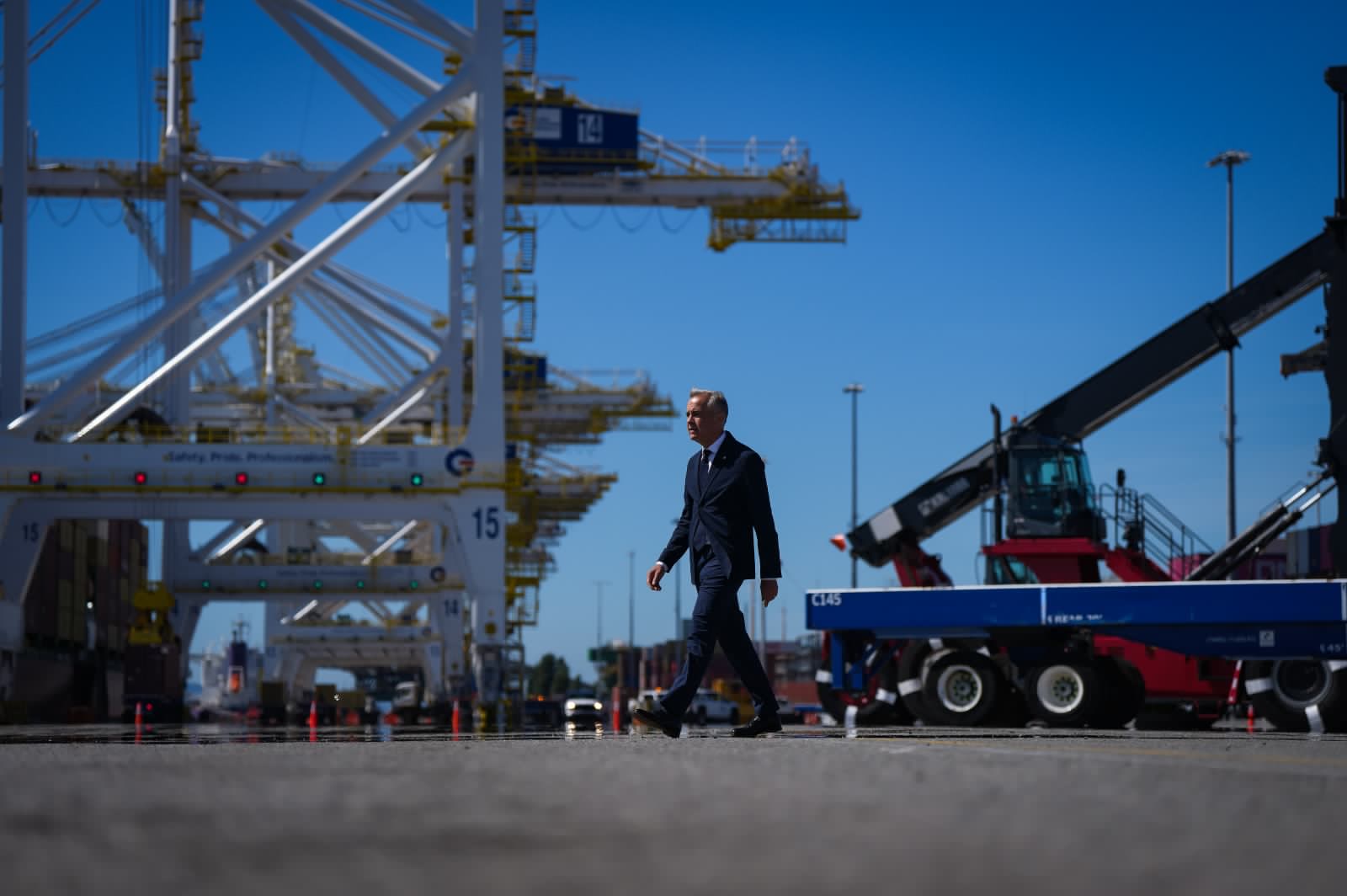 Carney touts B.C. port expansion plan to strengthen independence, diversify economy
