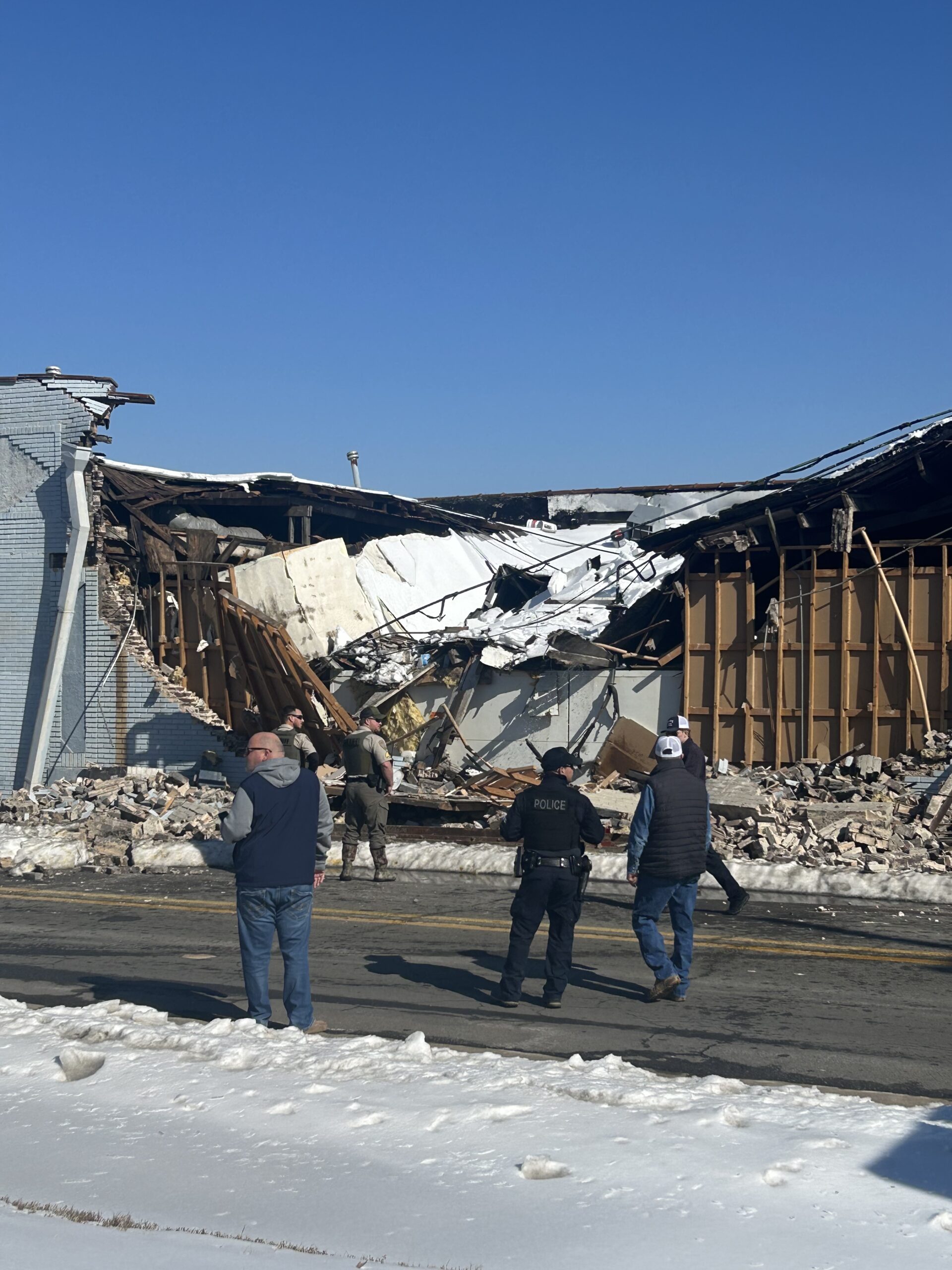 BREAKING NEWS: Roof collapses at Barry’s in Hope
