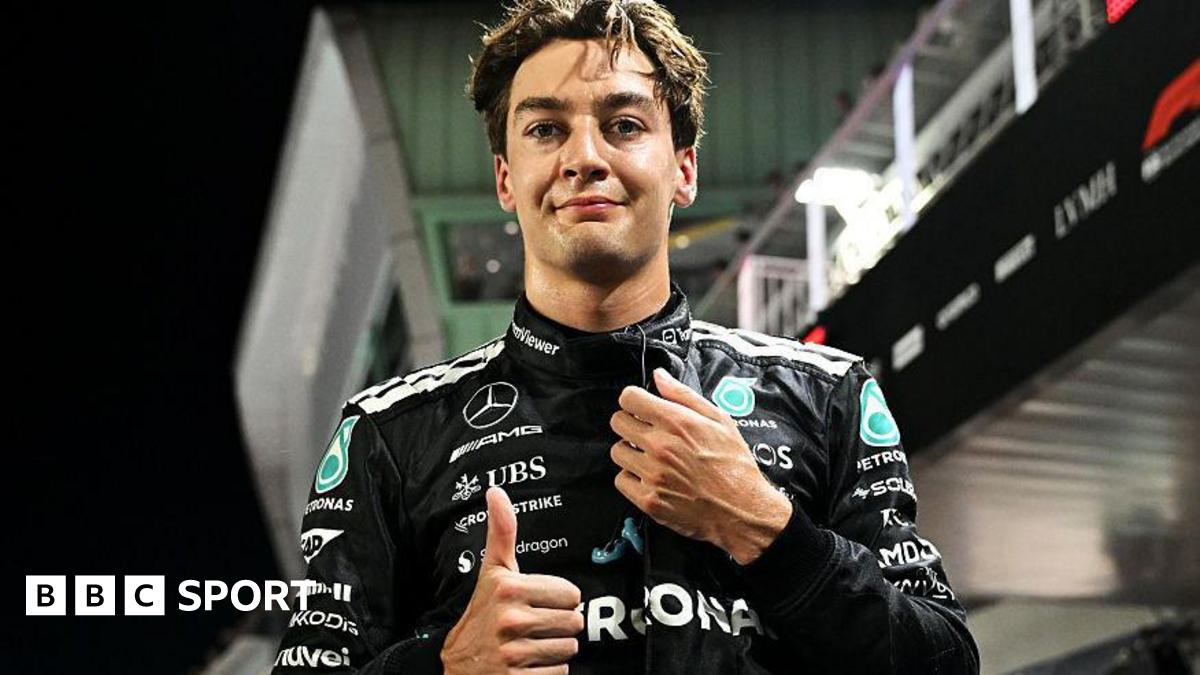 Russell claims stunning Singapore pole