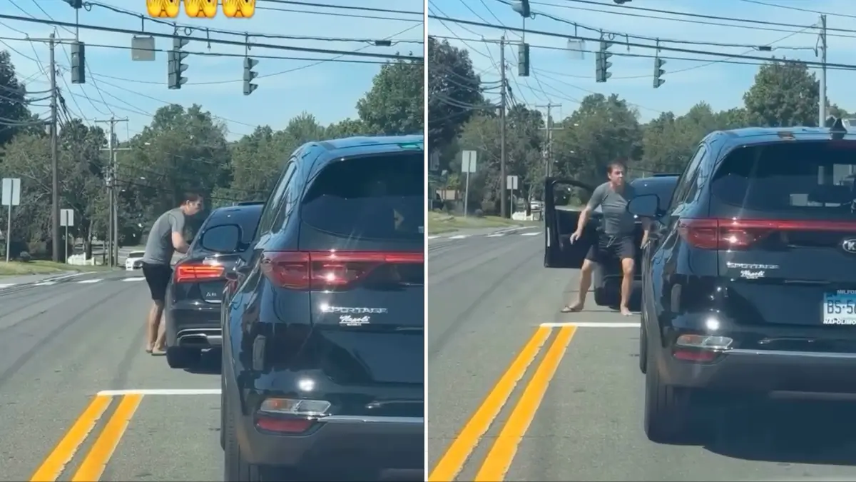 That swing might've connected, but the real hit came when the man he punched stepped out ready to settle it [Fail]