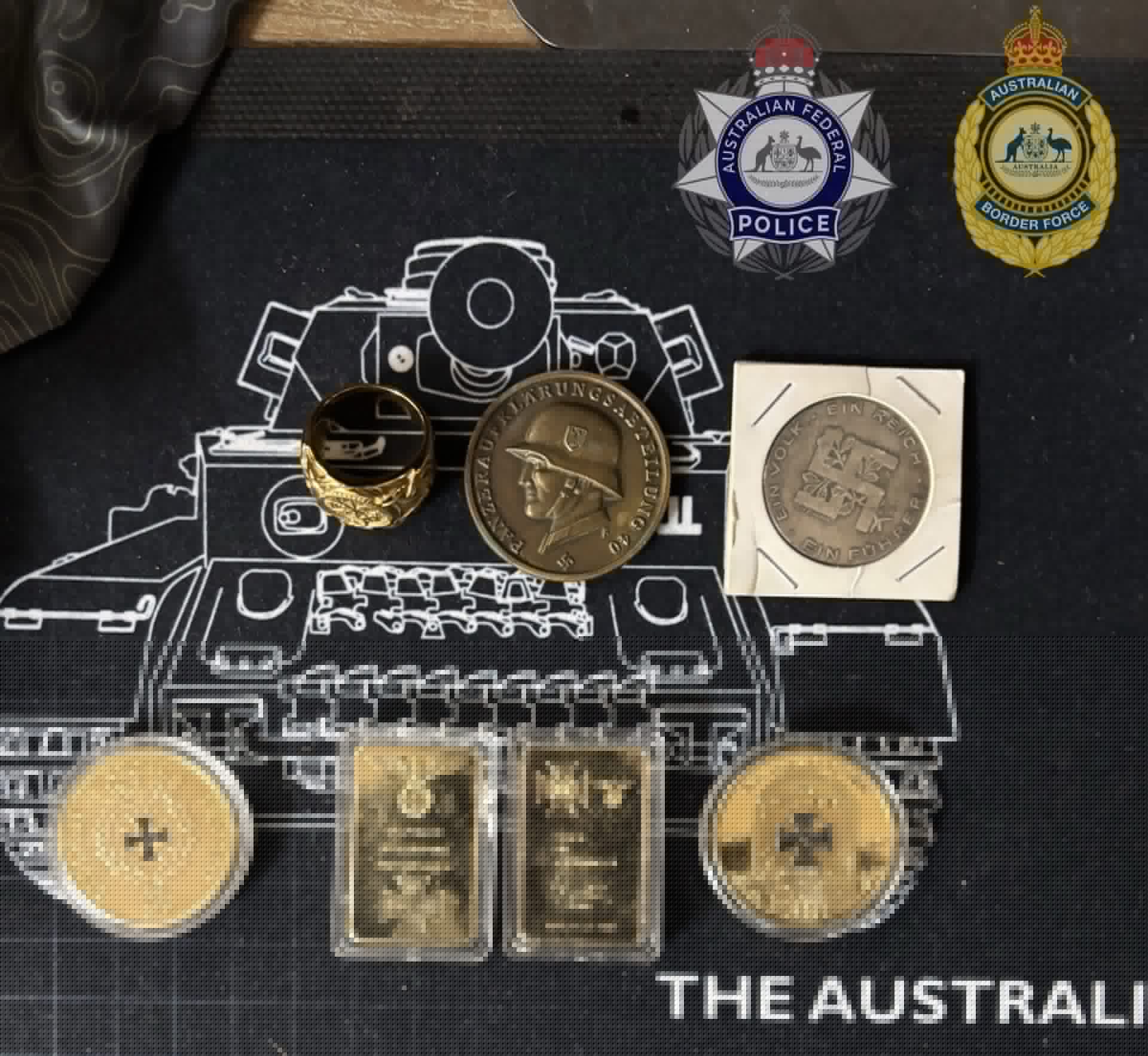 St Marys man charged for allegedly importing Nazi-branded weaponry