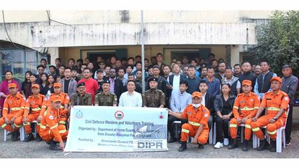 Nagaland: Third phase of Civil Defence Training begins in Dimapur