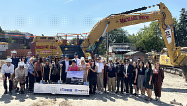 Groundbreaking for affordable housing development, new French-language theatre on Danforth Avenue celebrated
