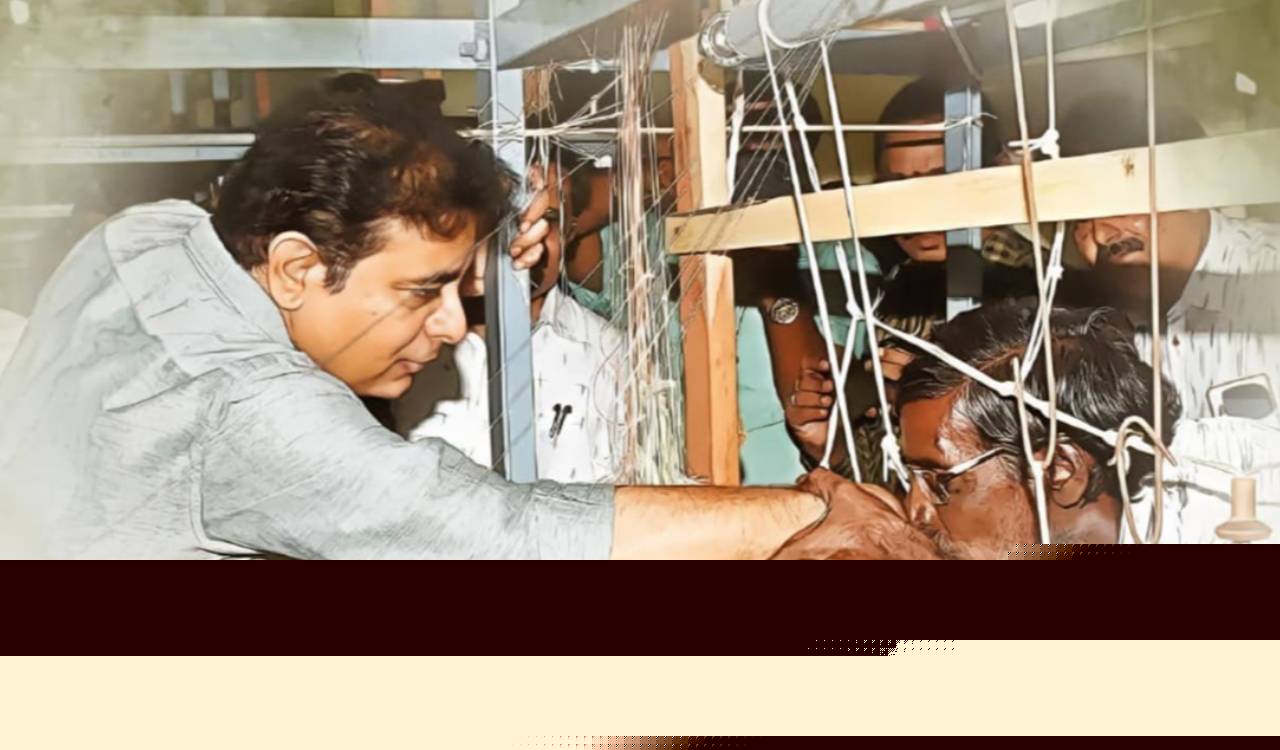 KTR targets Congress over weavers’ welfare, demands restoration of schemes