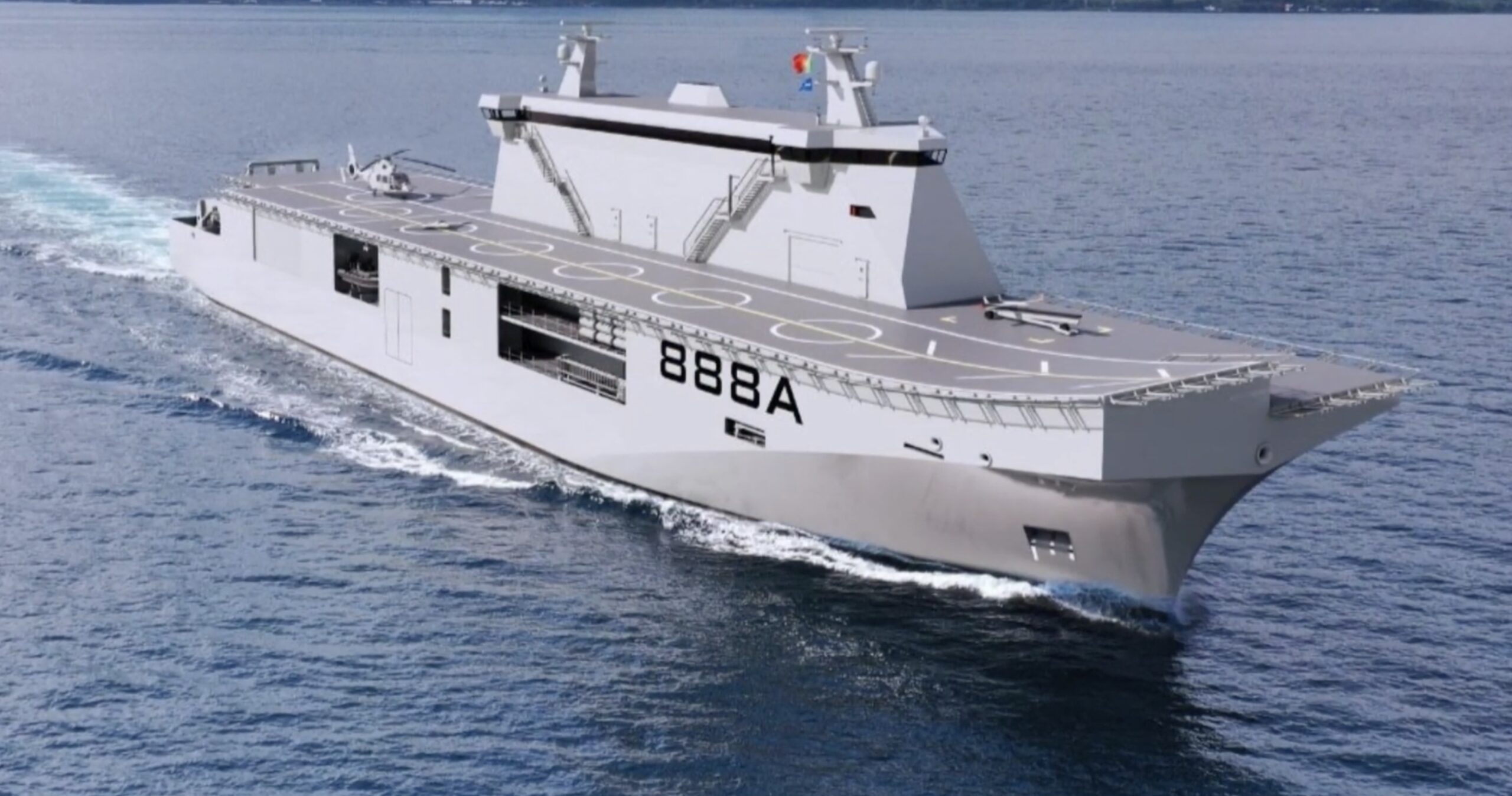 Portugalia a contractat construcția primului portavion dedicat dronelor din Europa, Don Juan II / Compania olandeză Damen va construi nava în Galați, România