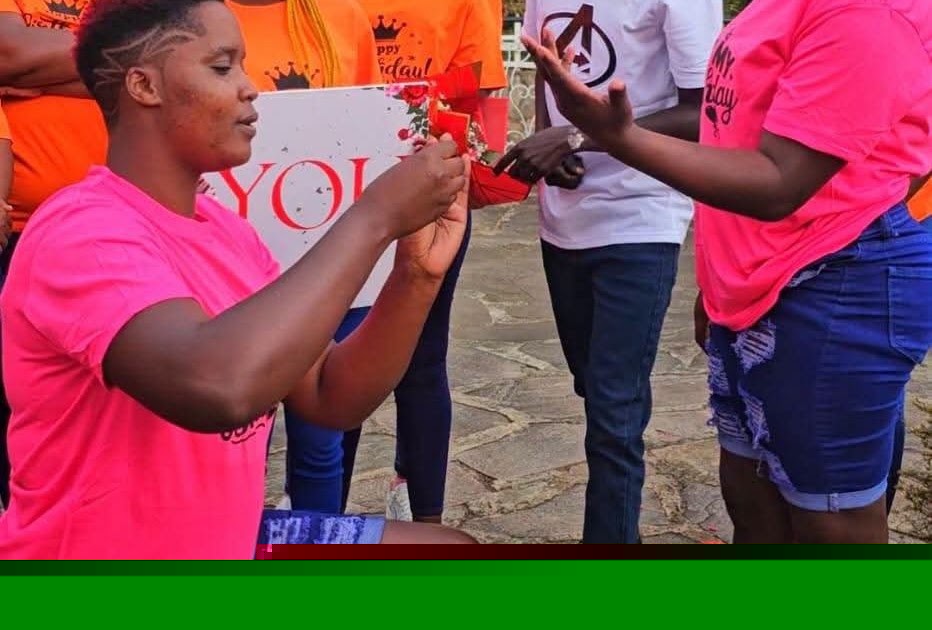 Kenyan LADY proposes to her lesbian lover in Bomet - See trending PHOTOs