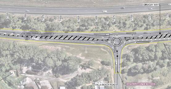 Relief for drivers of Valla Rd is on the horizon