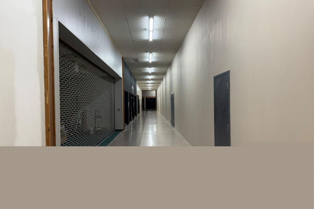 Part Of The Old University Mall Corridor Is Still Open To The Public