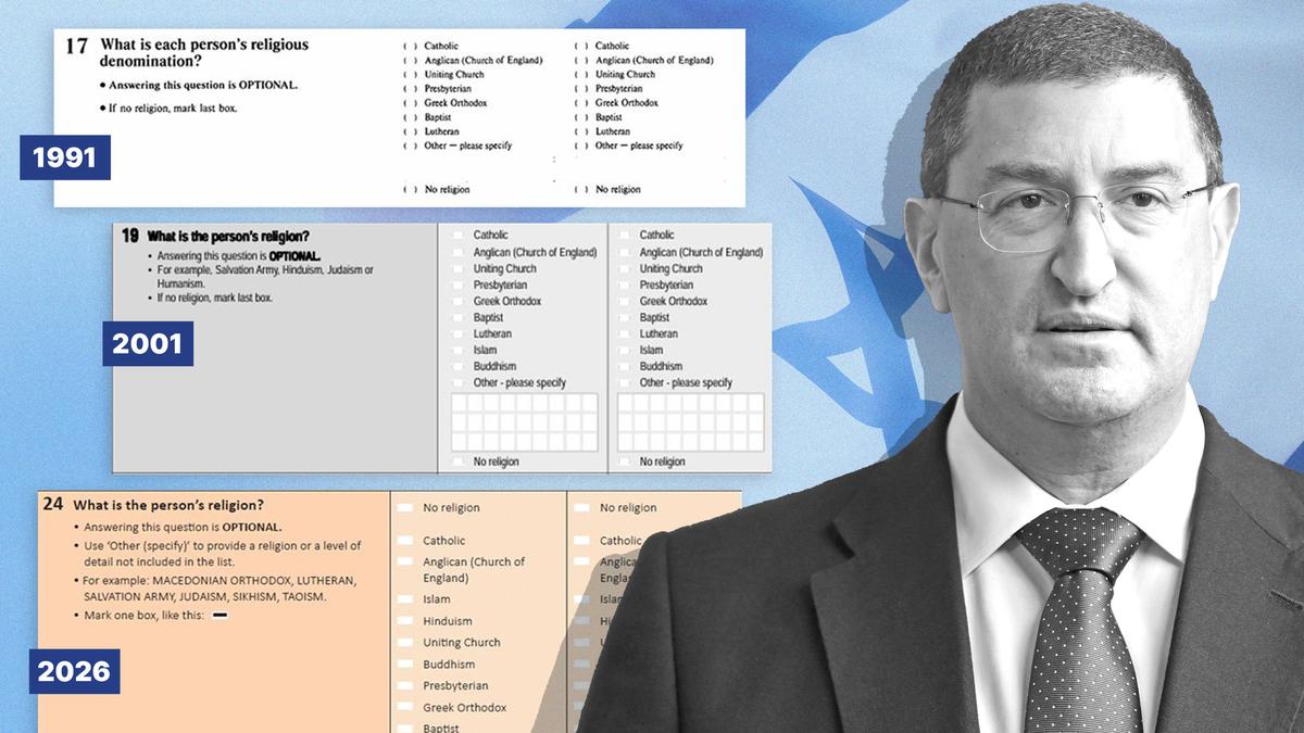 Liberal Party’s only Jewish MP Julian Leeser slams Census for failing to include box for Judaism