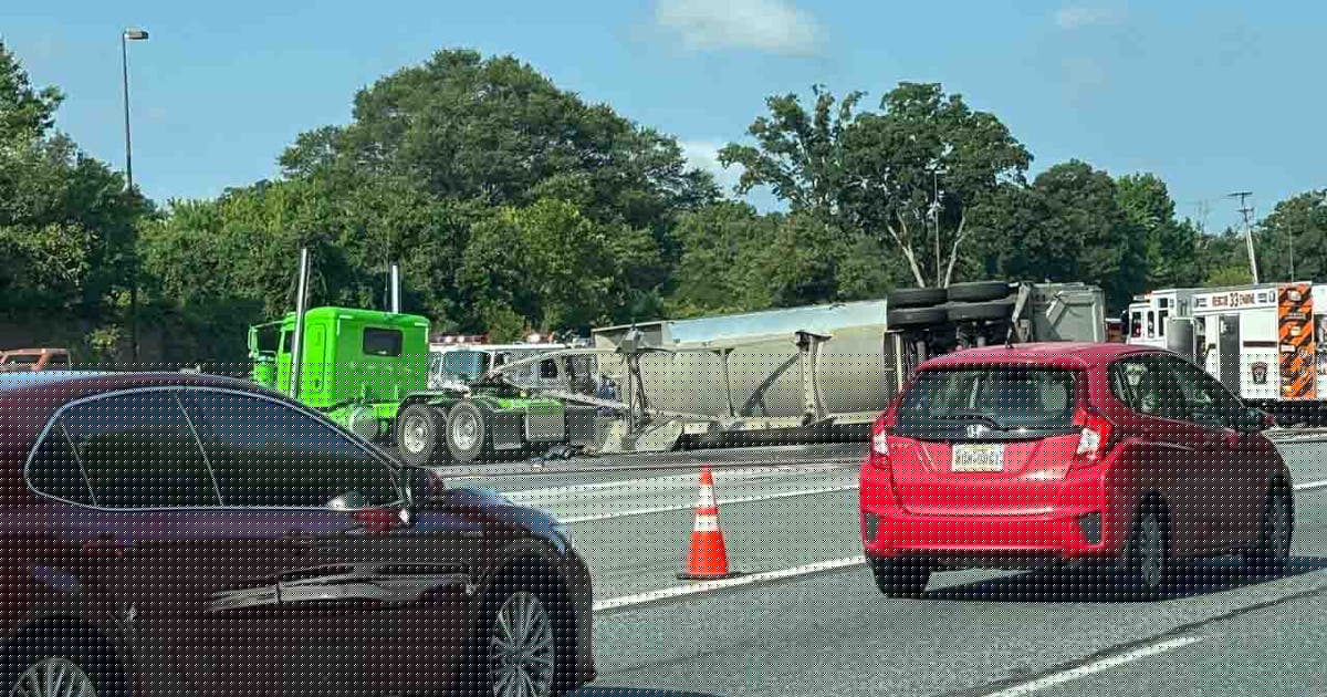 Fiery tractor-trailer crash on Route 50 causes major delays