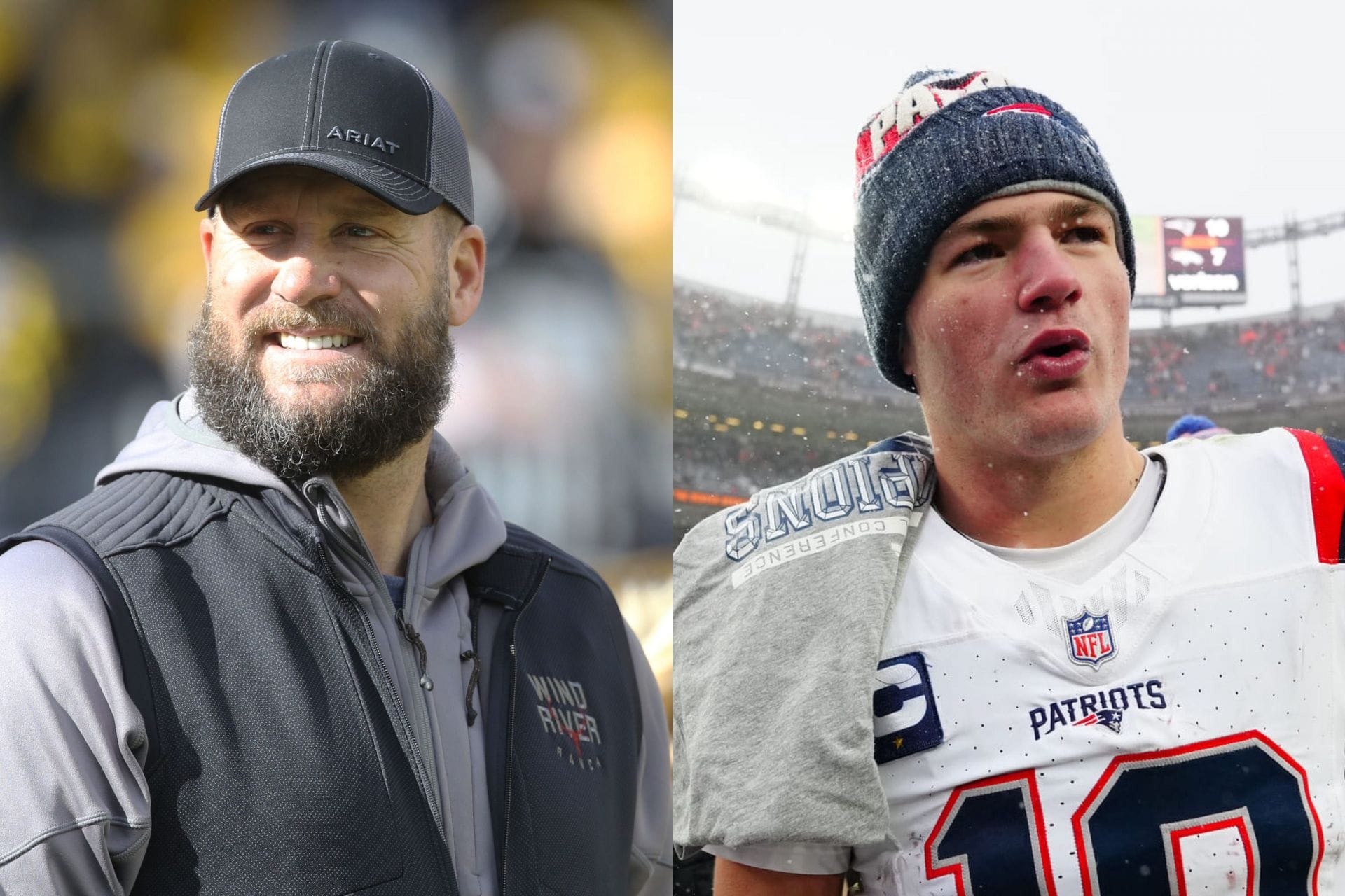 "I'm rooting for him and not Patriots": Ben Roethlisberger gets candid about Drake Maye on pace to break his record of youngest QB to win Super Bowl