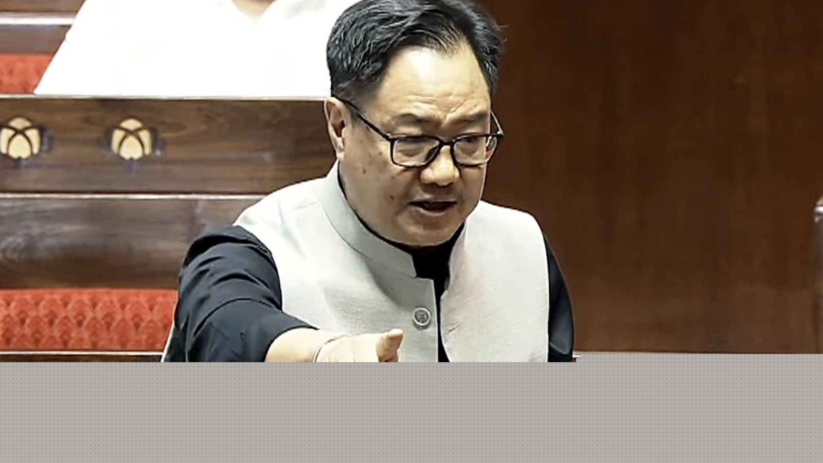 Opposition can’t dictate which minister will come to House and respond: Rijiju