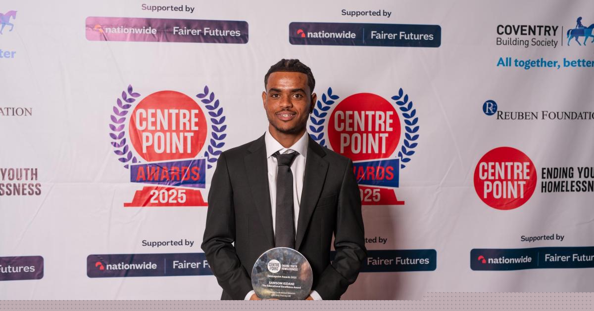Teenager’s success story as he becomes Centrepoint's student of the year