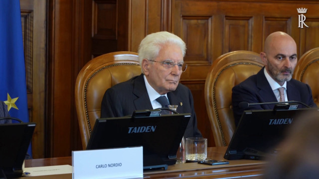 Mattarella alla cerimonia in ricordo del giudice Rocco Chinnici a Roma