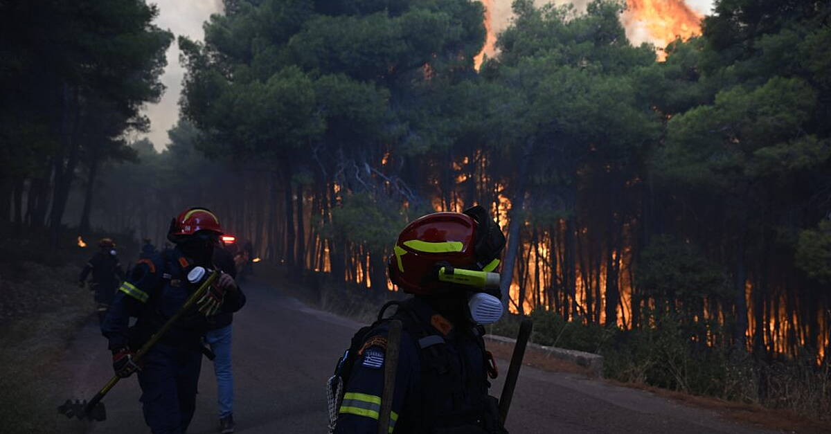 Europe’s wildfire crisis eases in west as danger shifts east to Greece