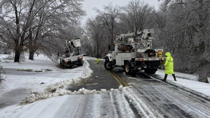 Tri-County Electric Membership Corporation continues work on power outages