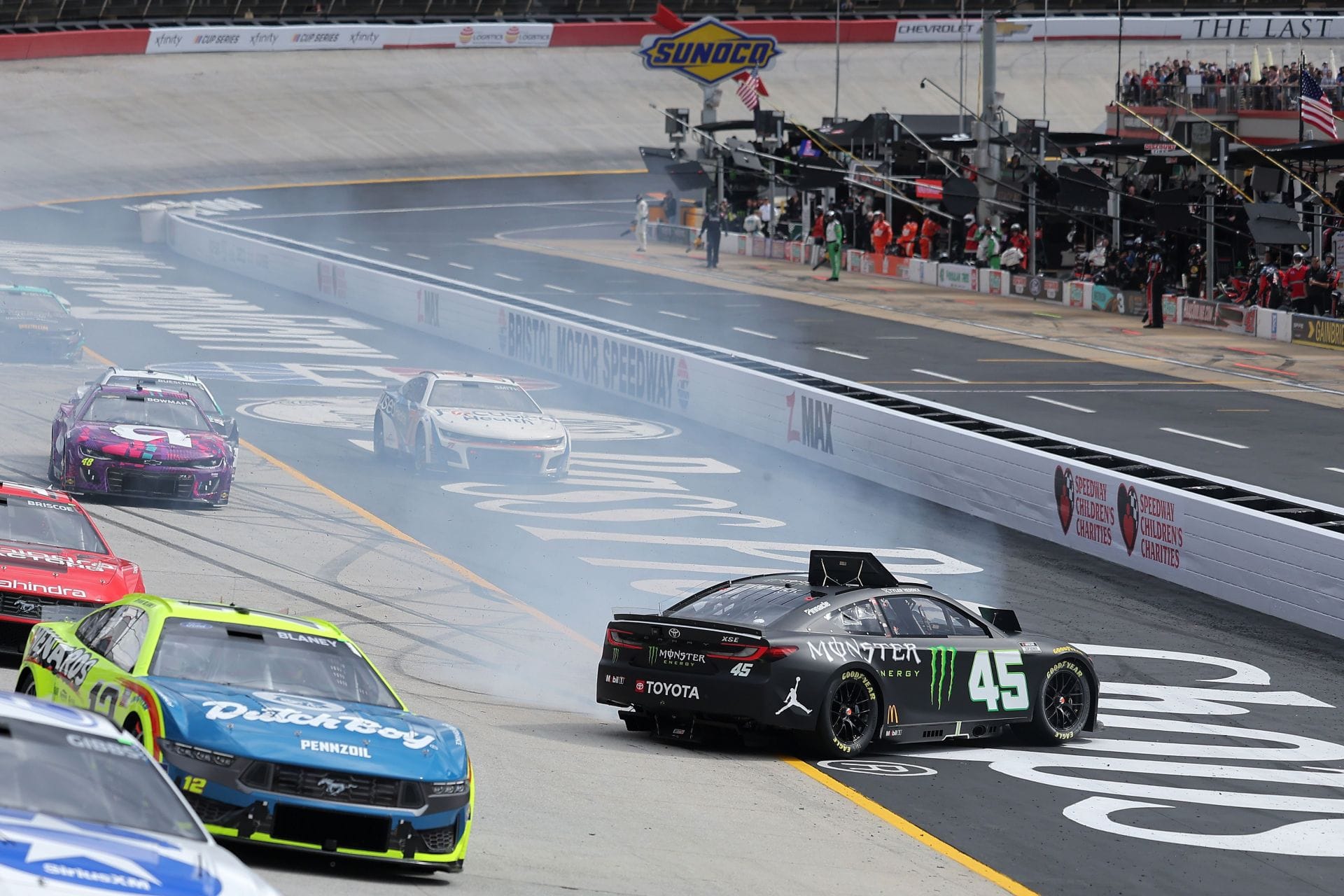 “Runs out of talent”: Fans react to Tyler Reddick and Erik Jones’ crash at Iowa Corn 350