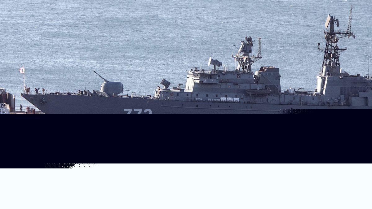 Russian warship carried out firing exercise off Plymouth coast