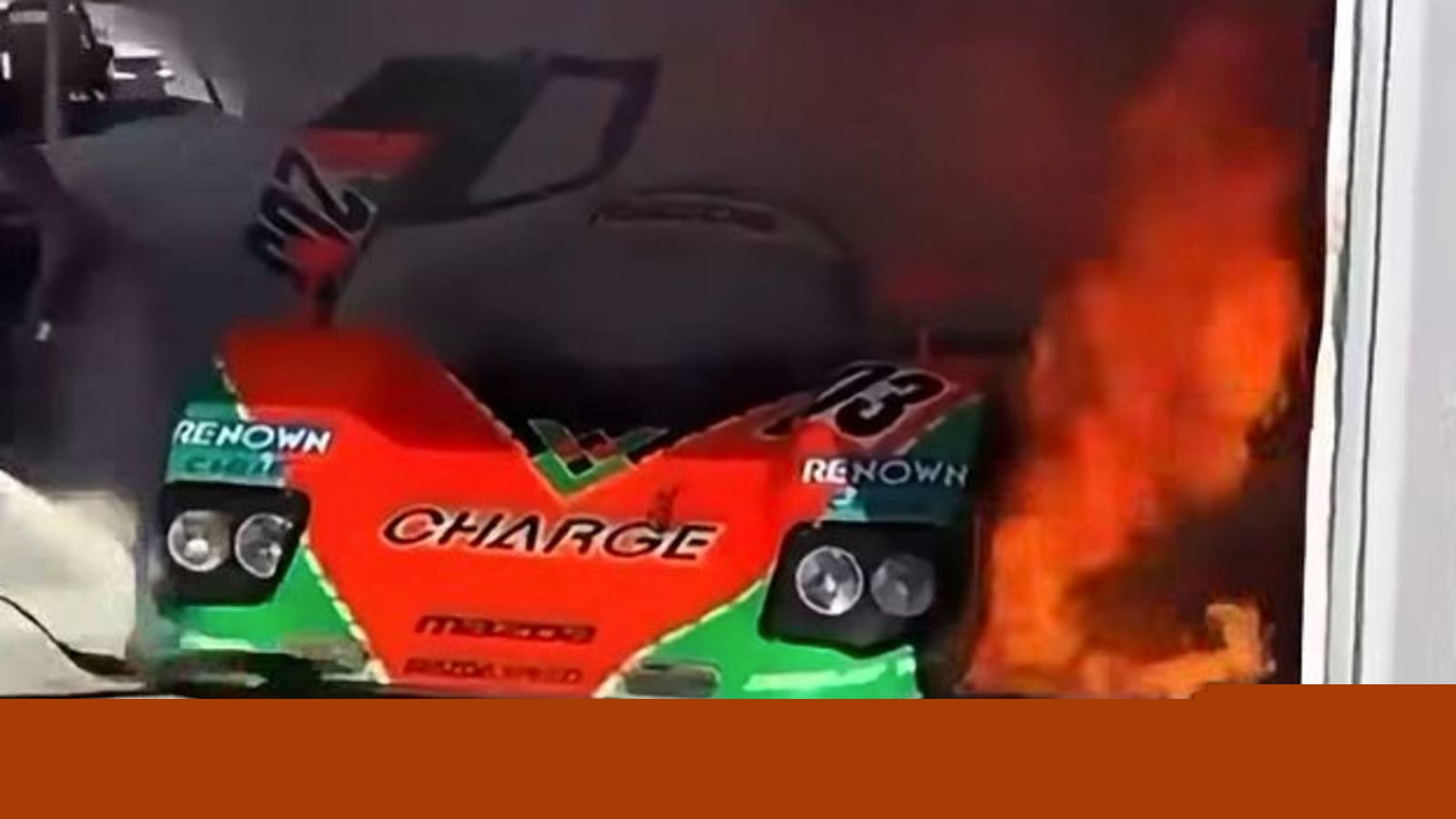 Video: Rotary-Powered Mazda Race Car Goes Up In Flames During Monterey Car Week