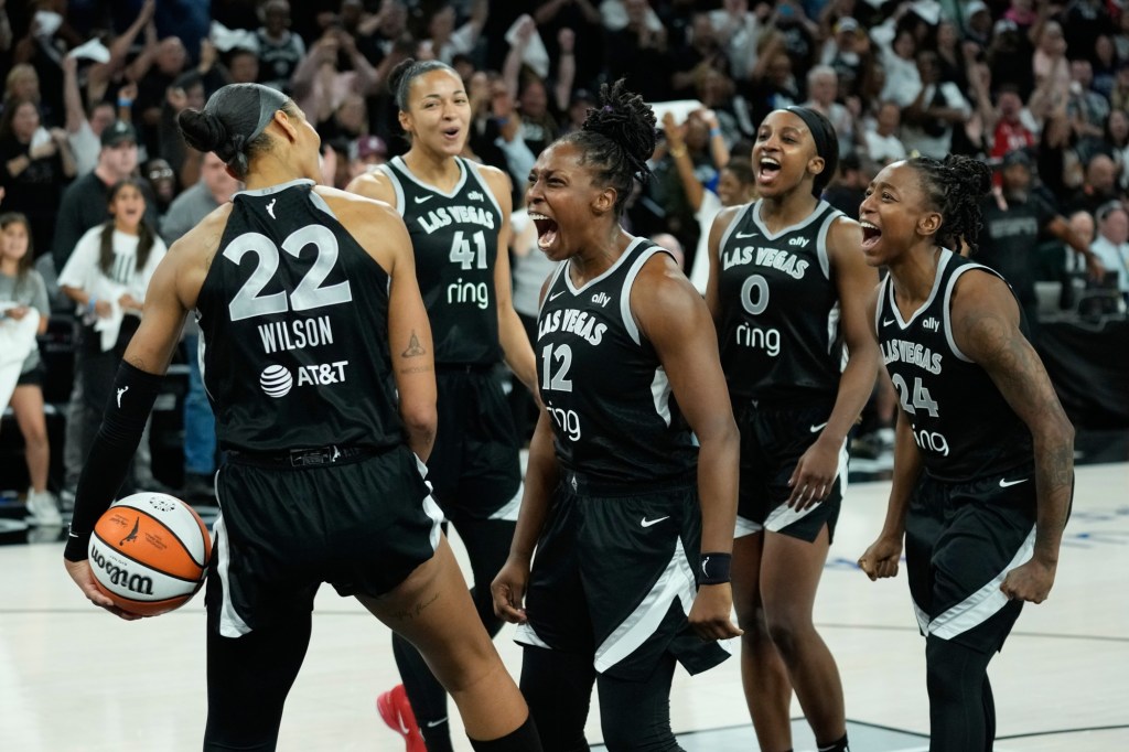 Aces outlast Fever in OT in Game 5, advance to WNBA Finals