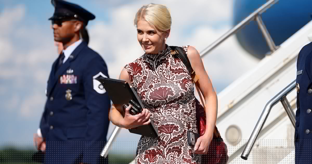Trump Chooses Blonde Aide Over Stephen Miller in Escape Plot