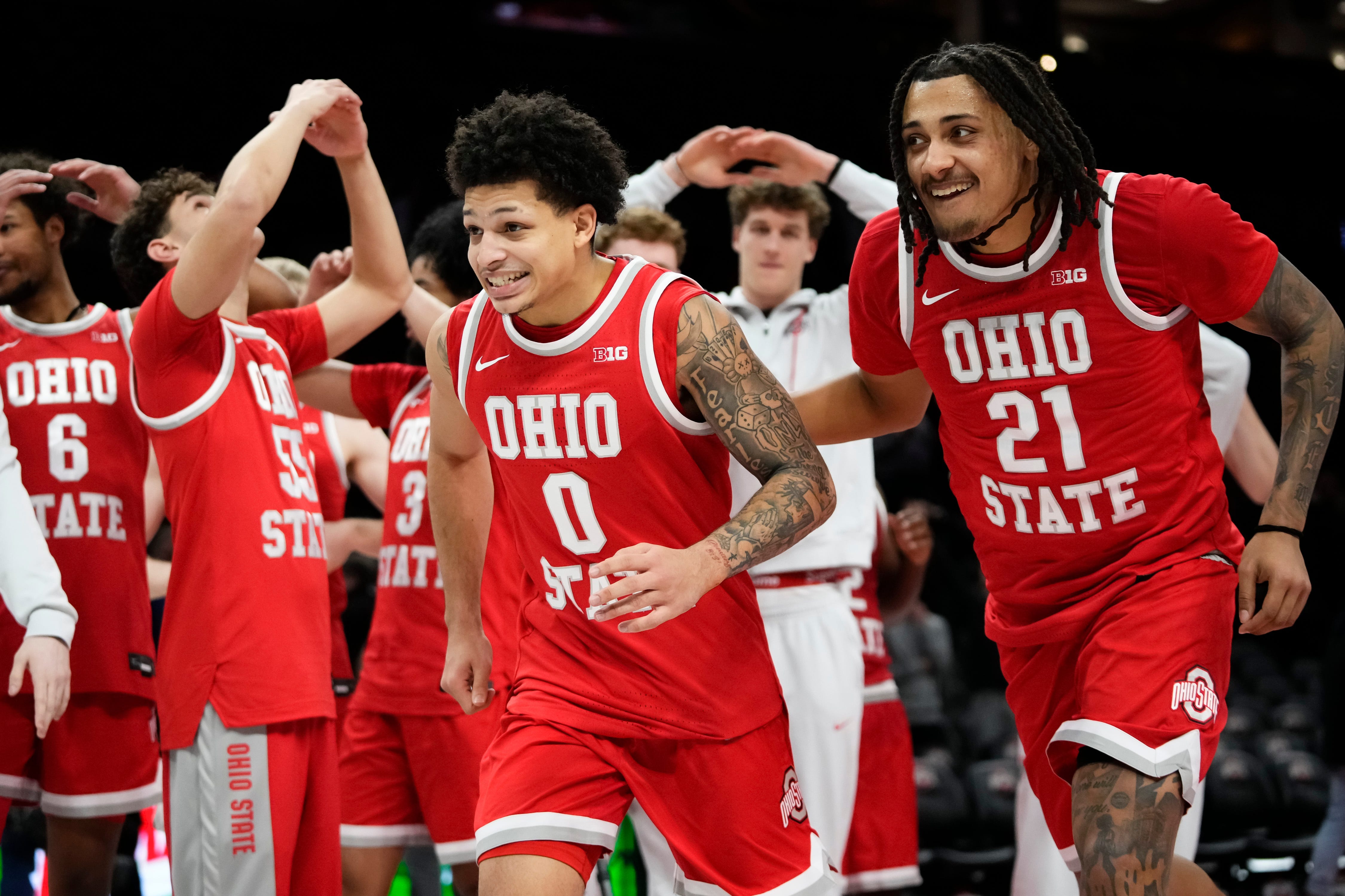 Shorthanded Buckeyes hold off pesky Penn State for a conference win
