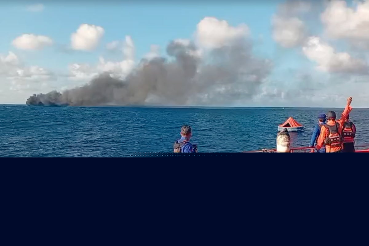 Rescue crews race to evacuated passengers from burning ferry near Bali