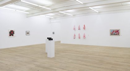 “THERE IS NO ART WITHOUT CRITICISM” group show celebrating 35 years of TEXTE ZUR KUNST currently at Galerie Peter Kilchman, Zurich