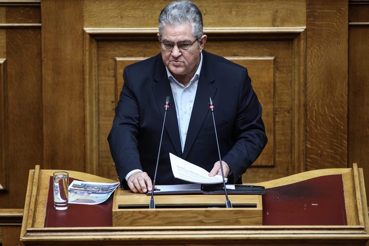 Ο Δημήτρης Κουτσούμπας στην Αταλάντη για εκδήλωση του κόμματος