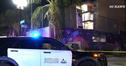 Man killed in Santa Ana police shooting; woman and child inside vehicle unharmed
