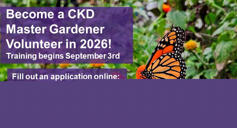 Master Gardener Training to Begin
